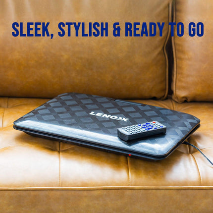 15.4" Swivel Portable DVD Player & Screen, Rechargeable Entertainment.