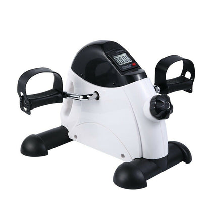 Portable Pedal Exerciser w/ LCD Monitor Tracking (Black & White).