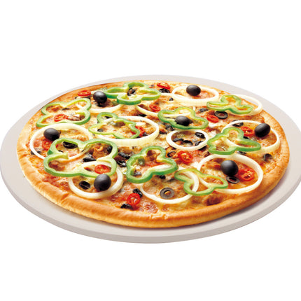 Heat-Resistant BBQ Pizza Stone - 33cm.
