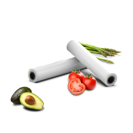 Vacuum Sealer Bags for Fresher Food (28cm) 2-Pack of Rolls.