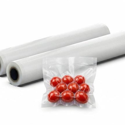 Vacuum Sealer Bags for Fresher Food (28cm) 2-Pack of Rolls.