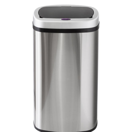 60L Stainless Steel Motion Sensor Rubbish Bin.