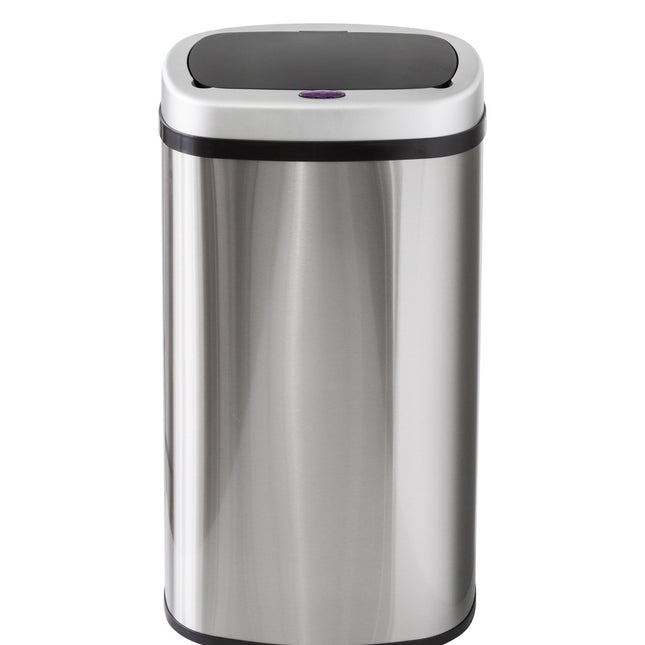60L Stainless Steel Motion Sensor Rubbish Bin.