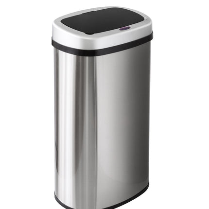 60L Stainless Steel Motion Sensor Rubbish Bin.