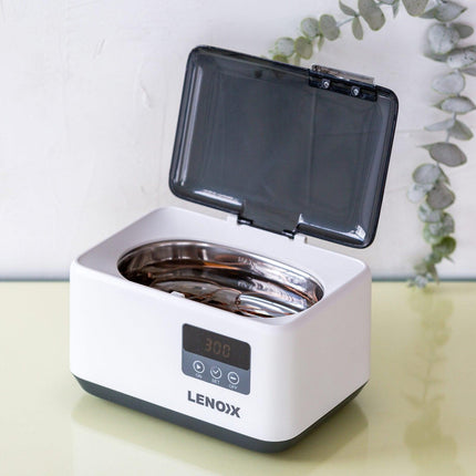 50W Ultrasonic Jewellery Cleaner, 4800HZ w/ 600ml Tank and LED Display.