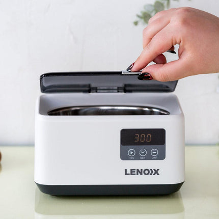 50W Ultrasonic Jewellery Cleaner, 4800HZ w/ 600ml Tank and LED Display.