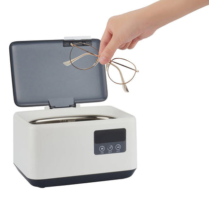 50W Ultrasonic Jewellery Cleaner, 4800HZ w/ 600ml Tank and LED Display.