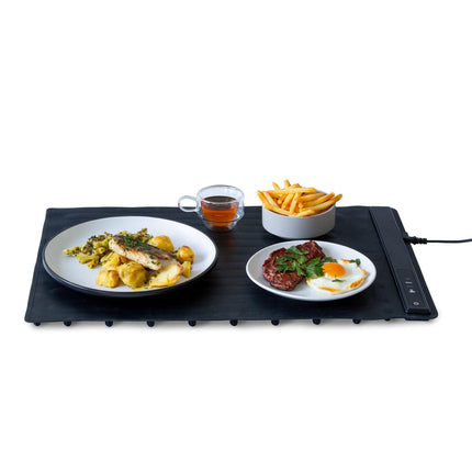 Electric Warming Mat Adjustable 3-Level Heat, Rollable & Portable Hot Plates Heat Pad.