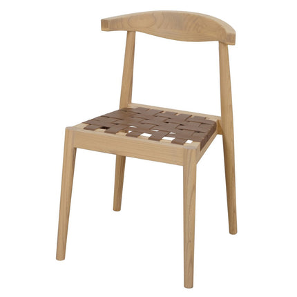 Kelly Rattan Dining Chair (Almond)