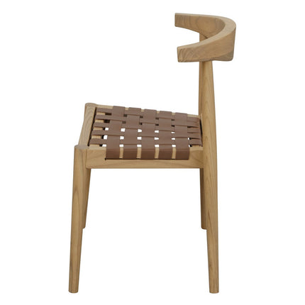 Kelly Rattan Dining Chair (Almond)