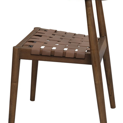 Kelly Rattan Dining Chair (Almond)
