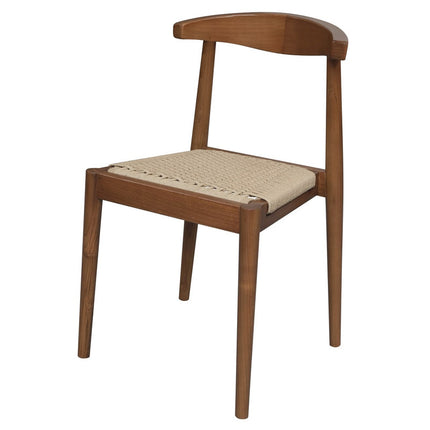 Kelly Rattan Dining Chair (Almond)