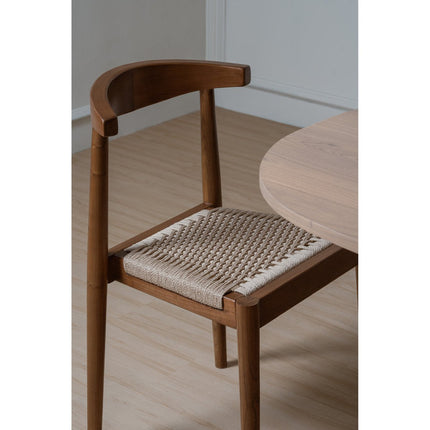 Kelly Rattan Dining Chair (Almond)
