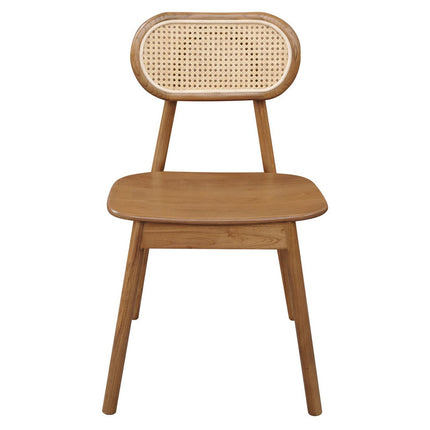 Kelly Rattan Dining Chair (Almond).