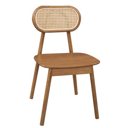 Kelly Rattan Dining Chair (Almond).
