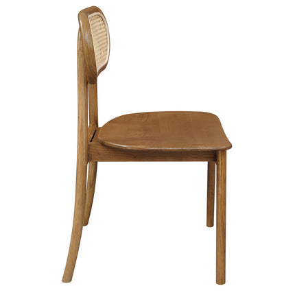 Kelly Rattan Dining Chair (Almond).