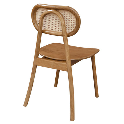 Kelly Rattan Dining Chair (Almond).