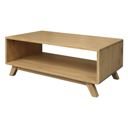 Oscar 1 Drawer Low Bedside Table (Natural).