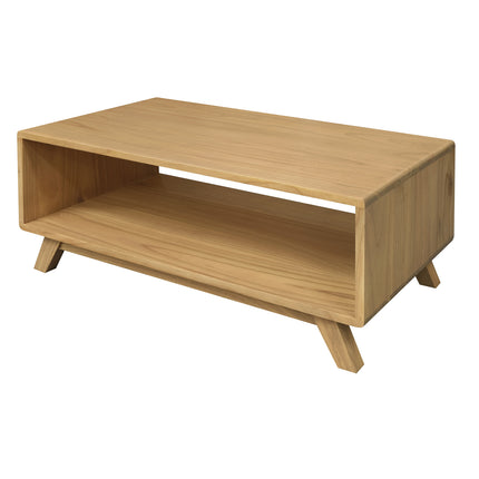 Oscar 1 Drawer Low Bedside Table (Natural).