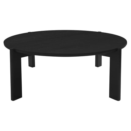 Adelle Round Coffee Table (Black).
