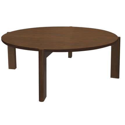 Adelle Round Coffee Table (Walnut).
