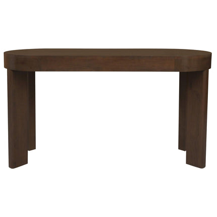 Brentwood 2 Drawer Oval Desk (Walnut).
