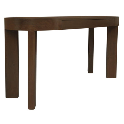 Brentwood 2 Drawer Oval Desk (Walnut).