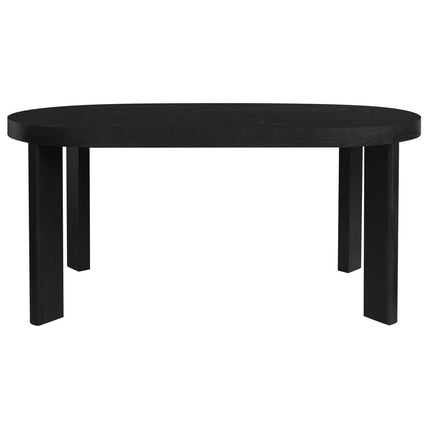 Apollo Oval Dining Table (Black).