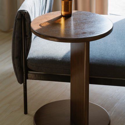 Amelia Modern LED Bedside table with USB and power socket Black.