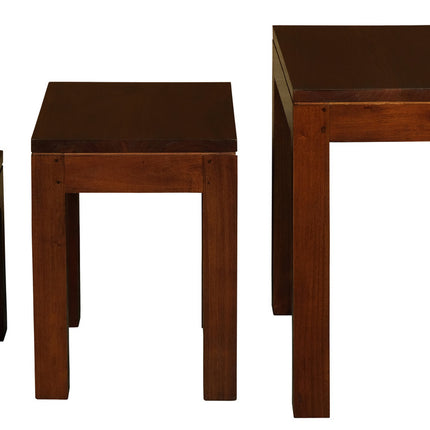 Amsterdam Nest of Table Set of 3 (Mahogany).