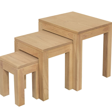 Amsterdam Nest of Table Set of 3 (Mahogany).