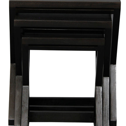 Amsterdam Nest of Table Set of 3 (Mahogany).