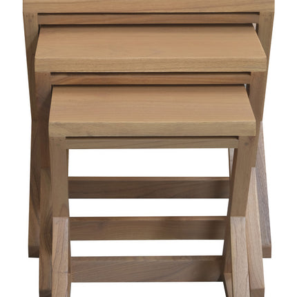 Amsterdam Nest of Table Set of 3 (Mahogany).
