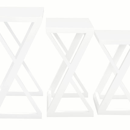 Amsterdam Nest of Table Set of 3 (Mahogany).