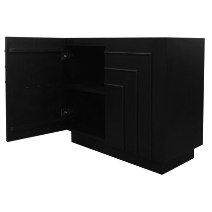 Apollo 2 Drawer Buffet (Black).