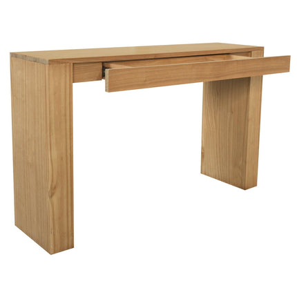 Hudson Solid Mindi Console Table (Natural).