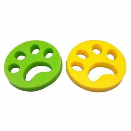 2Pcs Pet Hair Remover Floating Fur Catcher Laundry Lint Dog Cat Washing Machine.