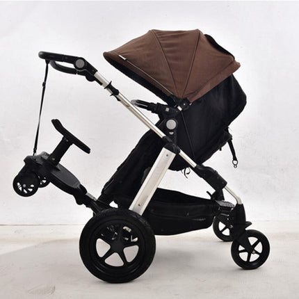 Baby Jogger Glider Board 2 in 1 Kid Stroller Board with Dismountable Seat AU black wheel.