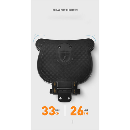 Baby Jogger Glider Board 2 in 1 Kid Stroller Board with Dismountable Seat AU black wheel.