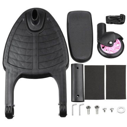Stroller Step Board Toddler Buggys Wheel Standing Board Skateboard For Pram Kids Pink.