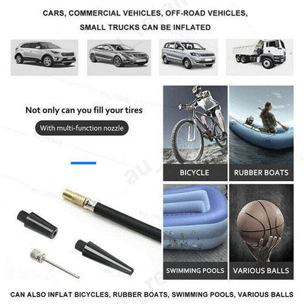 4WD Car Pump Truck 12V 150PSI Car Air Compressor Portable Tyre Deflator Inflator.