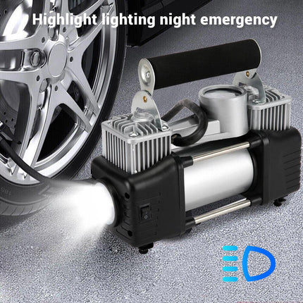 Car Air Compressor 12V 4WD Portable Tyre Inflator Deflator Truck Pump 150PSI.