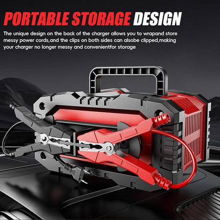 12V 20A/24V 10A Smart Car Battery Charger for Lead Acid LiFePo4 AGM Moto Battery.