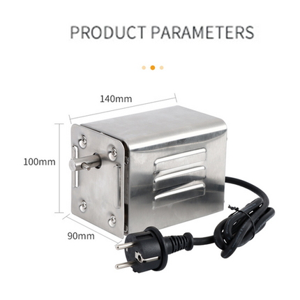 Electric BBQ Rotisserie Motor Spit Stainless Steel BBQ Campfire Motor AU Plug.