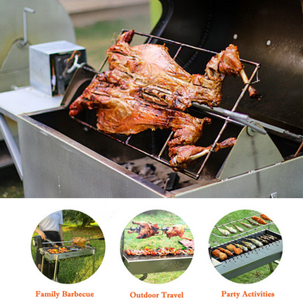 Electric BBQ Rotisserie Motor Spit Stainless Steel BBQ Campfire Motor AU Plug.