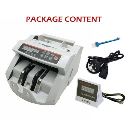Australian currency notes Cash counter machine + Quantity digital display.