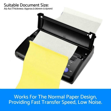 ABS Tattoo Transfer Copier Printer Machine Thermal Stencil Paper Body Art Maker.