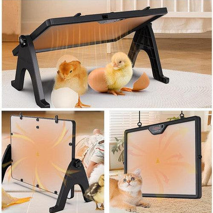 Adjustable Dual-Sided Heating Chicken Brooder Coop Heater Duck Poultry Warmer.