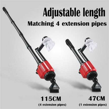 7-in-1 Aquarium Sand Washer Upgrade AU Plug / 15W 66LED RGBW Aluminum Shell Stand Light 40CM/28-Button Control.