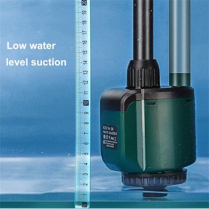 36W aquarium sand washer with plug adapter & 15W 66LED RGBW aluminum shell bracket light 40CM/28-key control.